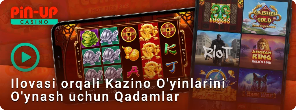 PIN Up Kazino ilovasida uyalarni qanday o'ynash mumkin