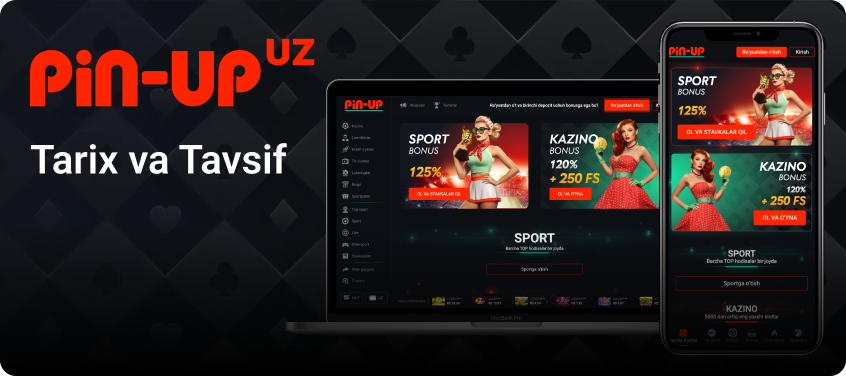 Pin Up O’zbekiston qimor tarixi